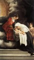 La visión de santa Francesca Romana, pintor barroco Orazio Gentileschi